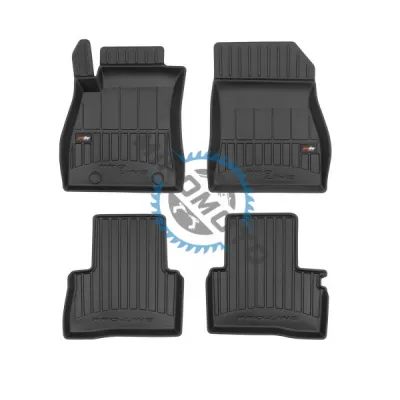 Set 4 covorase auto din cauciuc FROGUM premium, PROLINE 3D, pentru nissan juke, an fabricatie 2010-2019, cauciuc TPE, negru