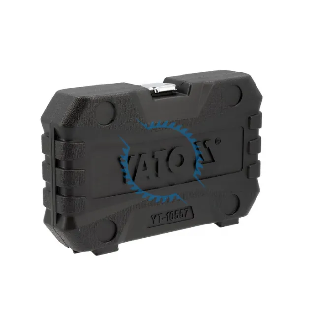Set chei tubulare adanci de impact 1/2'', 10 piese, Yato YT-10557 Set chei tubulare adanci de impact 1/2'', 10 piese, Yato YT-10557