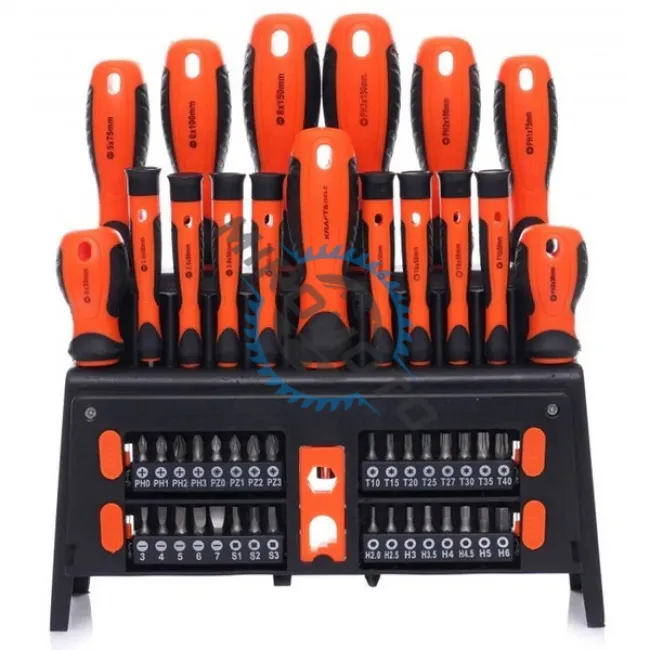 Set surubelnite cu profil PH, plat si torx, Kraft&Dele KD10950, 50 bucati Set surubelnite cu profil PH, plat si torx, Kraft&Dele KD10950, 50 bucati