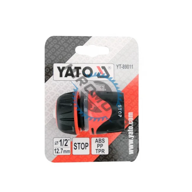 Conector furtun 1/2'' cu functie stop, Yato YT-89011 Conector furtun 1/2'' cu functie stop, Yato YT-89011