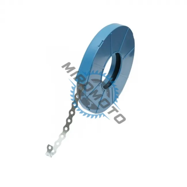 Banda perforata metalica 17x0.6mm, lungime 10m
