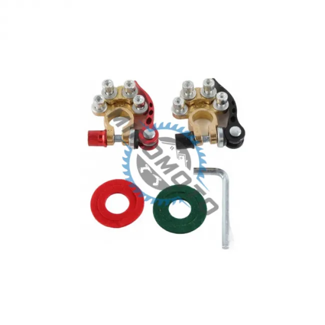 Set 2 borne profesionale cu 4 terminale si clema cuplare rapida