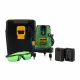 Nivela laser 5 linii, 40m, ±2mm/5m, si 2 acumulatori, PARTNER PRO PLE-5D 14624 Nivela laser 5 linii, 40m, ±2mm/5m, si 2 acumulatori, PARTNER PRO PLE-5D 14624