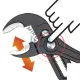 Cleste profesional tip papagal, reglare rapida cu buton, lungime 300mm, model 12090B