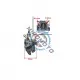 Carburator atv 150-200-250cc, diametru clapeta acceleratie 24mm Carburator atv 150-200-250cc, diametru clapeta acceleratie 24mm