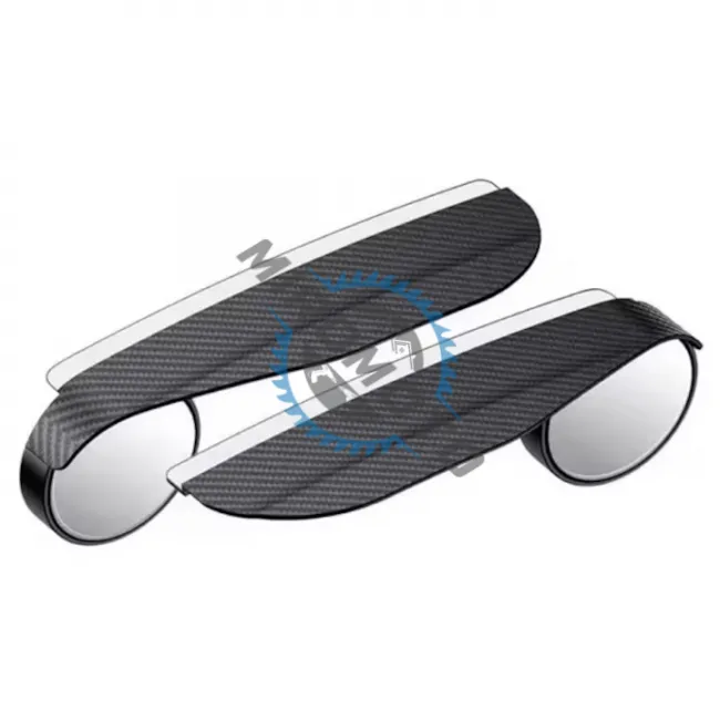 Set 2 oglinzi auto pentru unghi mort, premium, carbon