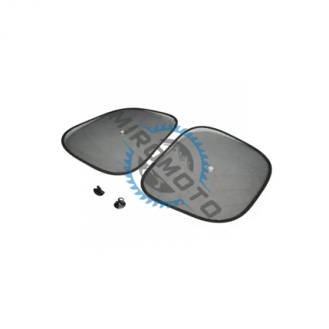 Set 2 parasolare geamuri laterale auto, 44 x 36 cm, protectie uv, negru