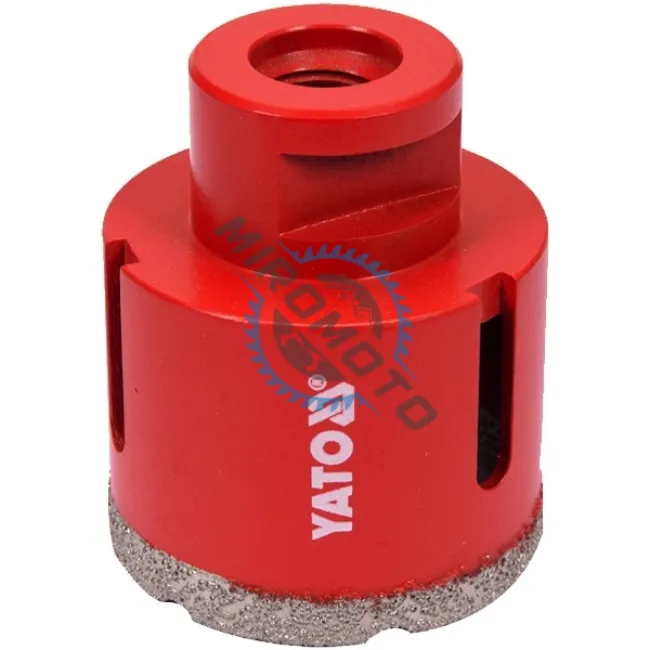 Carota diamantata pentru placi de gresie, ceramica, marmura, 51 mm, Yato YT-60446