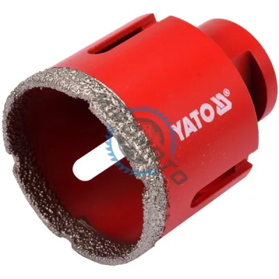 Carota diamantata pentru placi de gresie, ceramica, marmura, 51 mm, Yato YT-60446