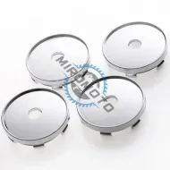 Set 4 capacele pentru jante aliaj, 60mm, crom lucios