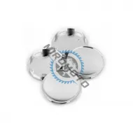 Set 4 capacele pentru jante aliaj, 65mm, crom lucios