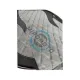 Set huse scaune auto, compatibile SUV si limuzine, universale, 11 piese, material textil + imitatie piele, gri-negru