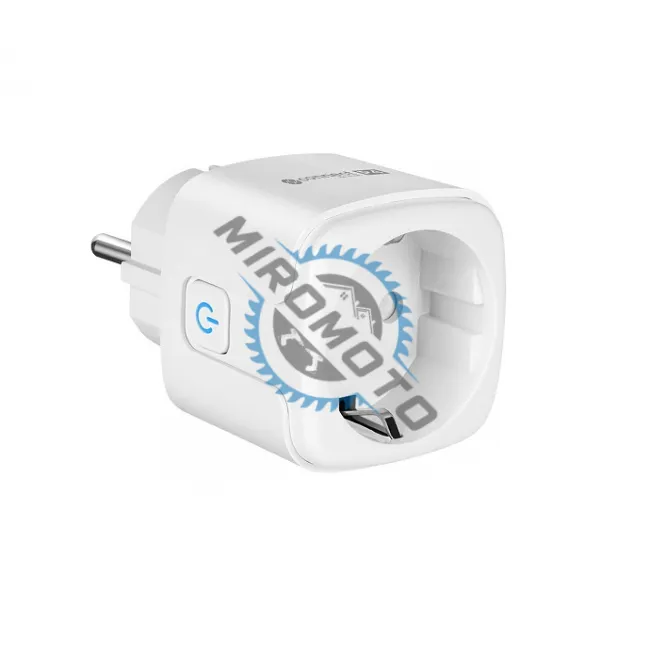 Priza Smart, WiFi connect, monitorizare consum energie, control vocal prin Amazon Alexa Si Google Assistant, compatibila Tuya App Android iOS, programare si timer, control de la distanta