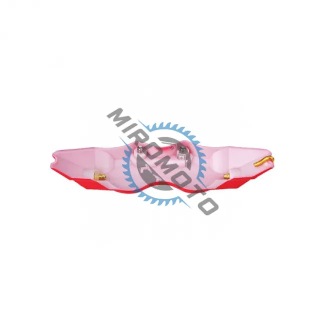 Set capace ornamente etrieri, marime L 27.5cm x 7.8cm, rosu
