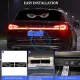 Set 2 panouri Devil Eyes LED, 11 moduri de iluminare, conectare USB, 60 x 12 cm