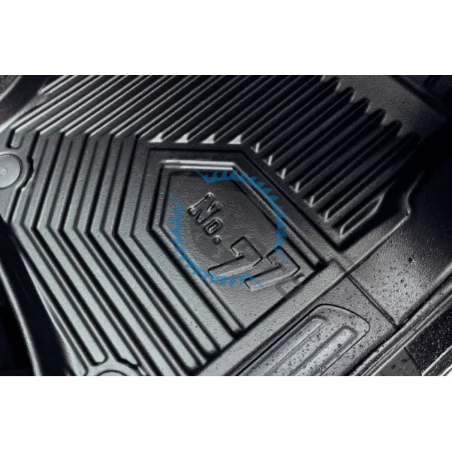 Set 4 covorase auto din cauciuc FROGUM pentru Volkswagen T-ROC an fabricatie 2017-PREZENT, cauciuc TPE, negru