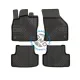 Set 4 covorase auto din cauciuc FROGUM pentru Volkswagen T-ROC an fabricatie 2017-PREZENT, cauciuc TPE, negru
