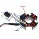 Magnetou / stator aprindere scuter Suzuki, Romet Z-K50, 88 mm, 5 fire