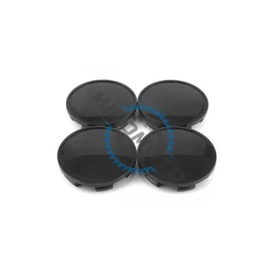 Set 4 capacele pentru jante aliaj, 56mm, negru