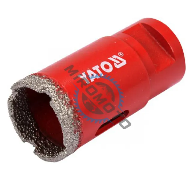 Carota diamantata pentru placi de gresie, ceramica, marmura, 30 mm, Yato YT-60445 Carota diamantata pentru placi de gresie, ceramica, marmura, 30 mm, Yato YT-60445