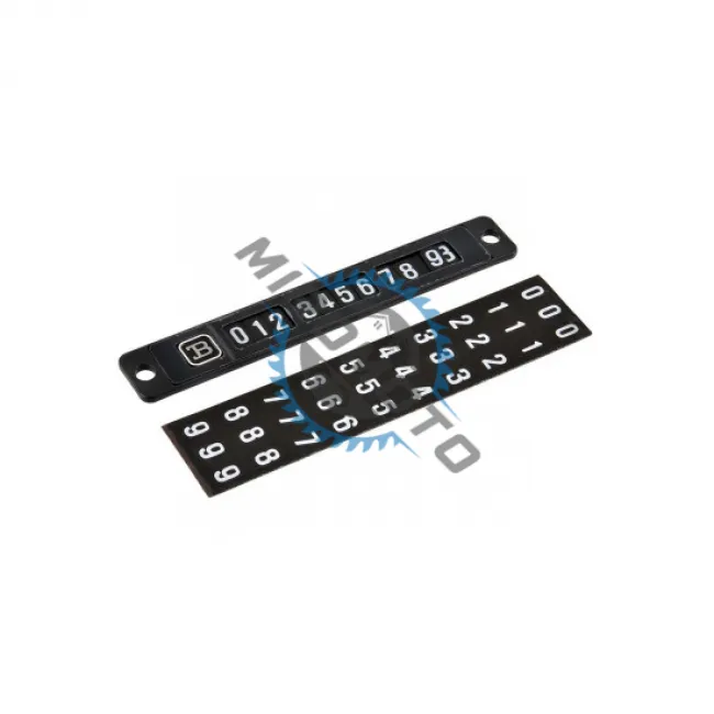 Suport afisaj numar telefon bord, parcare temporara, negru Suport afisaj numar telefon bord, parcare temporara, negru