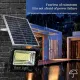 Proiector cu panou solar Jortan, 100 W, IP67, 6500 K, cu telecomanda inclusa si senzor de lumina Proiector cu panou solar Jortan, 100 W, IP67, 6500 K, cu telecomanda inclusa si senzor de lumina
