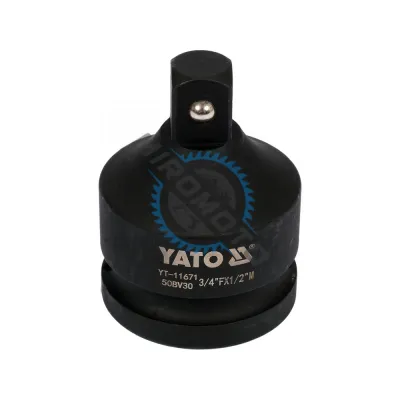 Adaptor patrat interior 3/4 la patrat exterior 1/2 inch, Yato - YT-11671  Adaptor patrat interior 3/4 la patrat exterior 1/2 inch, Yato - YT-11671