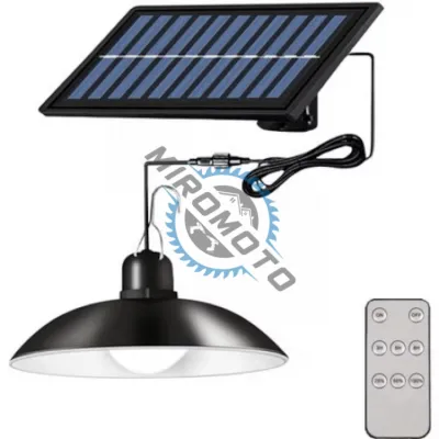Lampa camping cu incarcare solara si telecomanda, 90Lm/W Lampa camping cu incarcare solara si telecomanda, 90Lm/W