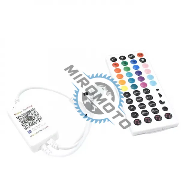 Controller multifunctional pentru banda led cu telecomanda si aplicatie pe telefon Controller multifunctional pentru banda led cu telecomanda si aplicatie pe telefon