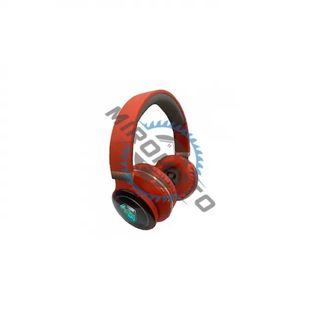 Casti gaming Wireless, cu lumini RGB, bluetooth 5.0, rosu