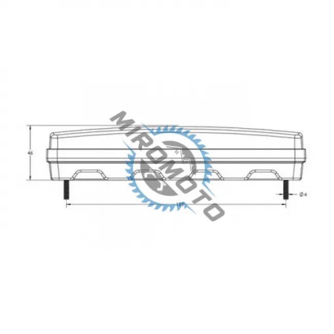 Set 2 lampi stop spate Led 12V, 3 functii, 22.5 x 5 cm