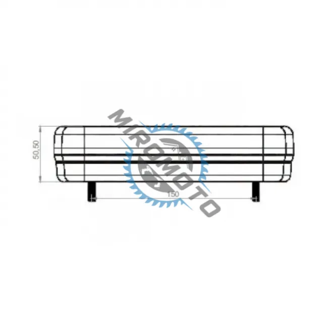 Lampa stop spate Led Smd remorca 12V, 219 x 99 mm