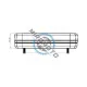 Lampa stop spate Led Smd remorca 12V, 219 x 99 mm