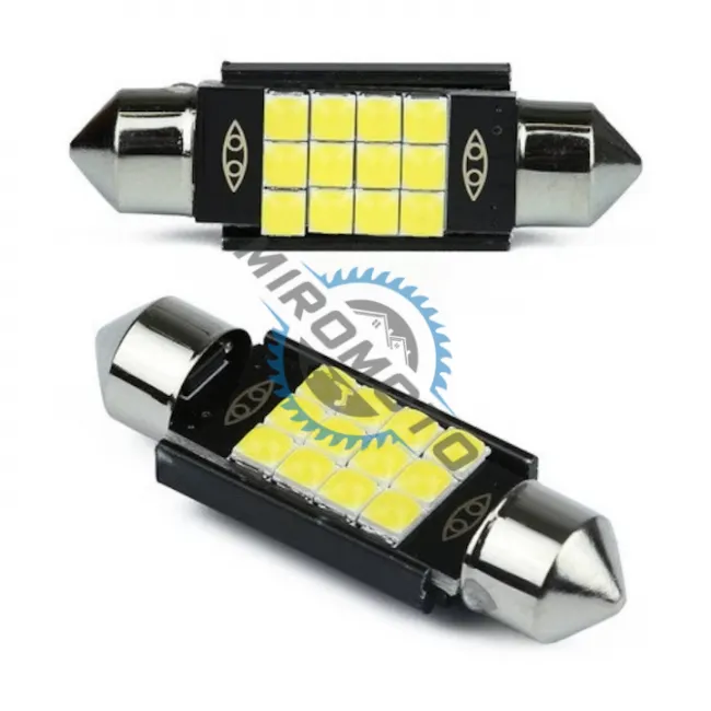 Set 2X Becuri Led Auto, Pentru Numar Inmatriculare, Portbagaj, Plafoniera, C5W, 12V, 41mm, Alb Set 2X Becuri Led Auto, Pentru Numar Inmatriculare, Portbagaj, Plafoniera, C5W, 12V, 41mm, Alb