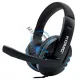 Casti Gaming Cu Microfon Pentru PC, 2x Jack 3.5, Lungime Cablu 2 metri, Albastru Casti Gaming Cu Microfon Pentru PC, 2x Jack 3.5, Lungime Cablu 2 metri, Albastru