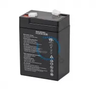 Acumulator Gel Plumb 6V, 4.5 Ah, fara intretinere, stationar, dimensiuni 70x48x100 mm