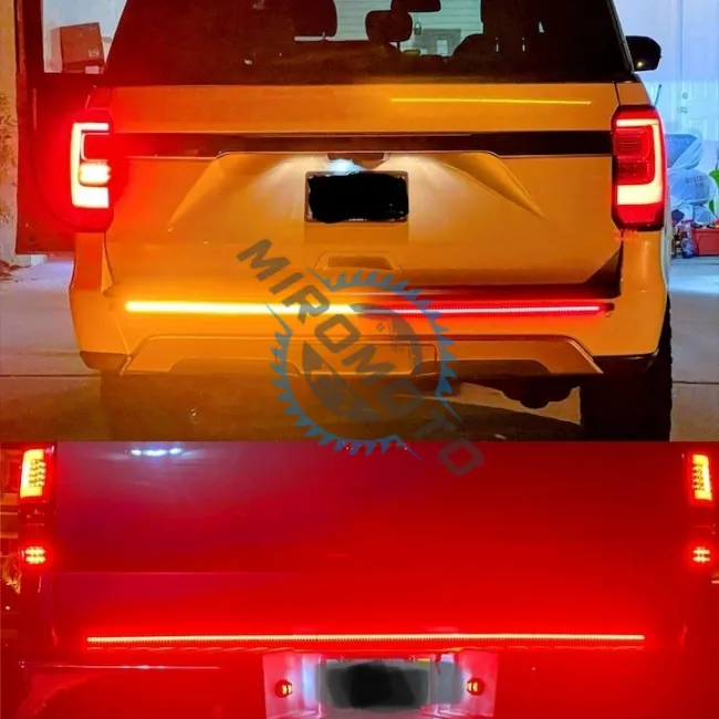 Banda Led Auto, Autoadeziva, 1.5M, Rosu Galben Alb, IP67