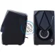 Boxe Gaming Spacer 2.0, cu fir, RMS 6W (2x3W), 4xLED