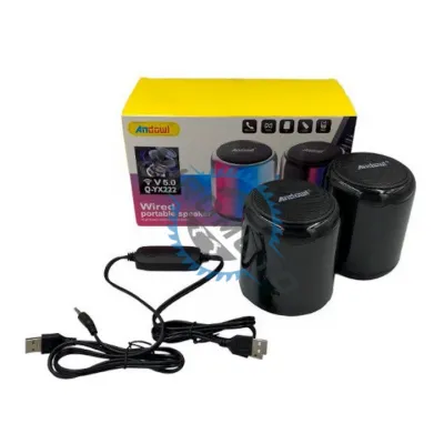 Set 2 boxe 5Wx2, Iluminare RGB, USB Power, 5.0, control volum, pentru pc / laptop