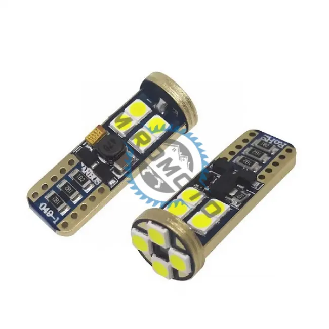 Set 2 becuri auto, LED T10, 12 SMD, Alb 6000K, canbus, lumina alba, pozitie, plafoniera, numar inmatriculare Set 2 becuri auto, LED T10, 12 SMD, Alb 6000K, canbus, lumina alba, pozitie, plafoniera, numar inmatriculare