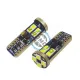 Set 2 becuri auto, LED T10, 12 SMD, Alb 6000K, canbus, lumina alba, pozitie, plafoniera, numar inmatriculare Set 2 becuri auto, LED T10, 12 SMD, Alb 6000K, canbus, lumina alba, pozitie, plafoniera, numar inmatriculare