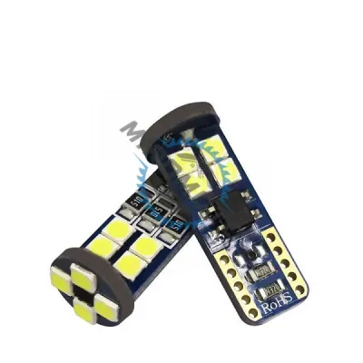 Set 2 becuri auto, LED T10, 12 SMD, Alb 6000K, canbus, lumina alba, pozitie, plafoniera, numar inmatriculare Set 2 becuri auto, LED T10, 12 SMD, Alb 6000K, canbus, lumina alba, pozitie, plafoniera, numar inmatriculare