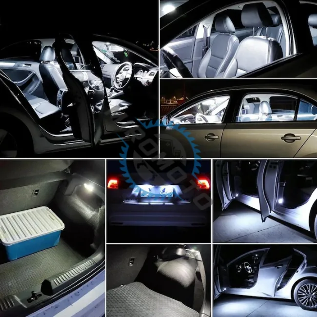 Set 2X Becuri Led Auto, Pentru Numar Inmatriculare, Portbagaj, Plafoniera, C5W, 12V, 36mm, 6 Led Canbus, Alb Set 2X Becuri Led Auto, Pentru Numar Inmatriculare, Portbagaj, Plafoniera, C5W, 12V, 36mm, 6 Led Canbus, Alb
