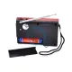 Radio portabil cu acumulator 3.7v 2000 mAh, mp3, card TF, usb, FM, bluetooth, afisaj electronic, rosu Radio portabil cu acumulator 3.7v 2000 mAh, mp3, card TF, usb, FM, bluetooth, afisaj electronic, rosu
