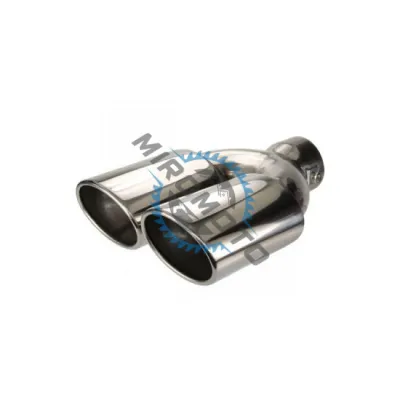 Ornament toba, inox, Premium, finisaj cromat, design sport, lungime 21cm Ornament toba, inox, Premium, finisaj cromat, design sport, lungime 21cm