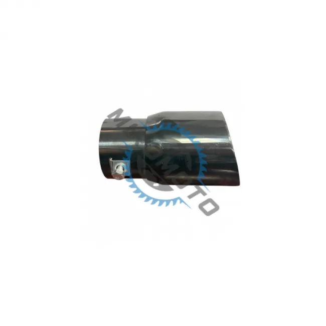 Ornament toba auto, iesire 76mm, intrare 63mm, culoare negru