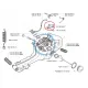 Tragaci acceleratie drujba compatibil pentru modelele Husqvarna 362, 365, 371, 372