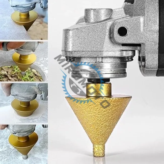 Freza conica diamantata pentru Chamfrenare si largire gauri, 9x50 mm