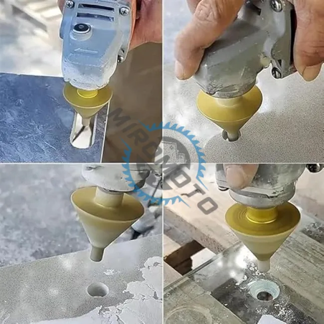 Freza conica diamantata pentru Chamfrenare si largire gauri, 9x50 mm