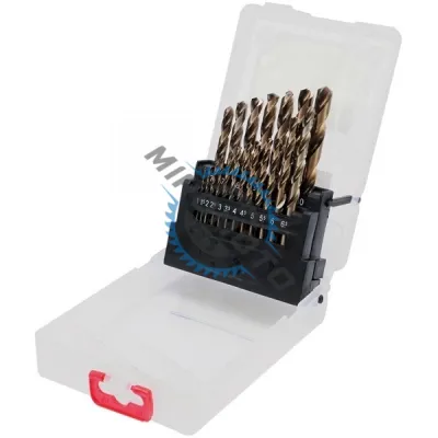 Set 19 burghie pentru metal 1 - 10 mm HSS - cobalt